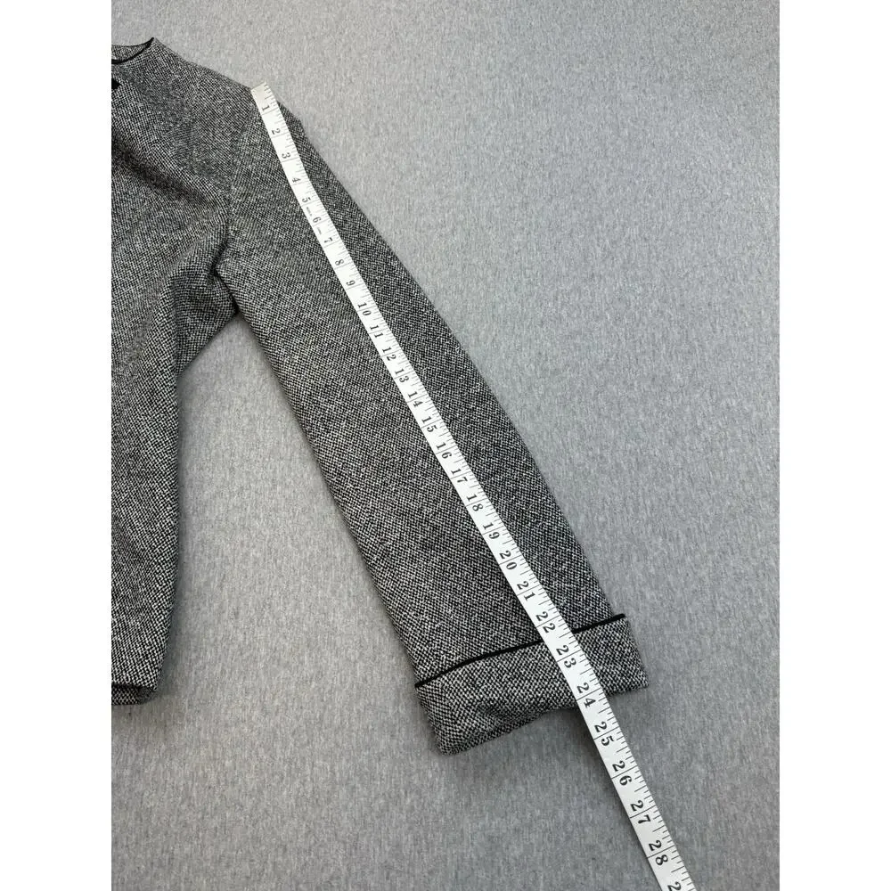 Talbots Jacket Womens 10 Wool Blend Stretch Long Sleeve 4-Button Lined